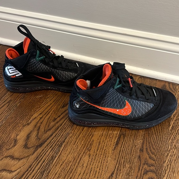 Nike Lebron 7 VII shoes Black Dx8554-001 size 7.5 - Picture 6 of 9